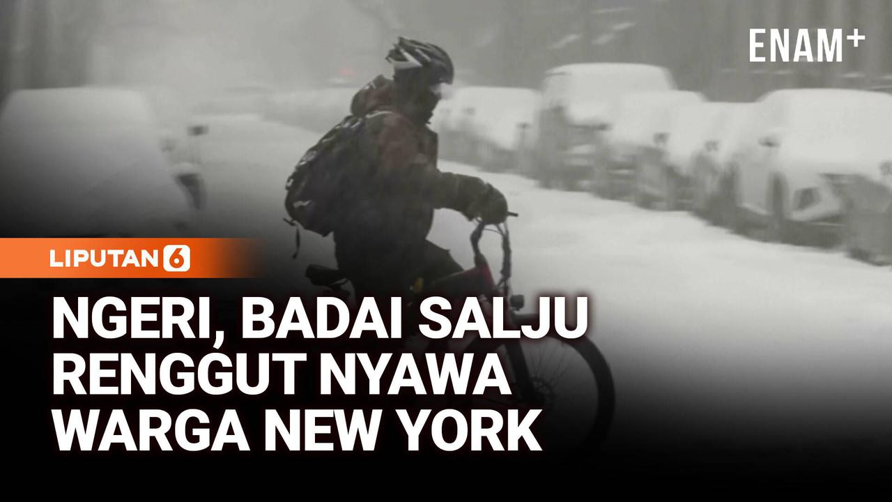 Badai Musim Dingin Terjang AS, Lima Orang Tewas di New York
