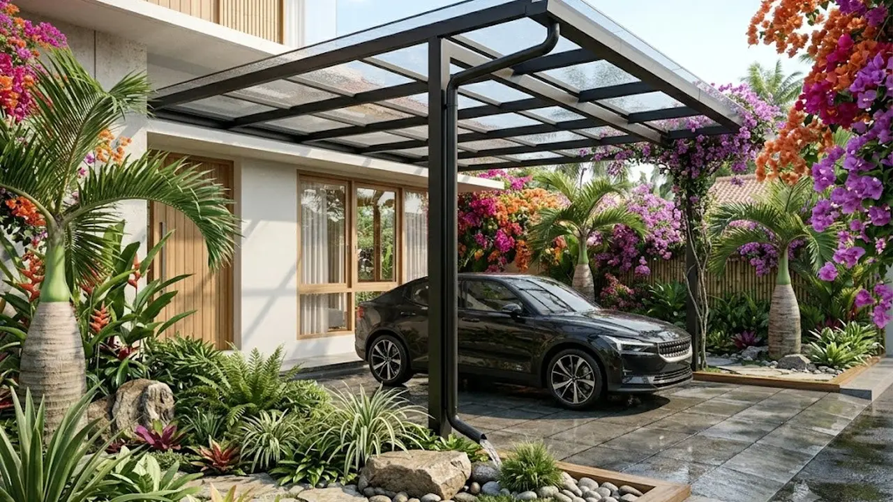 Tanaman Tahan Panas yang Cocok Ditanam di Samping Carport