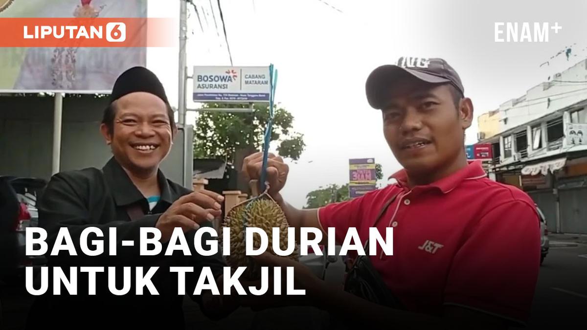 VIDEO: Ibu-ibu Pengajian di Lombok Bagi-bagi Durian Untuk Takjil Berita Viral Hari Ini Senin 20 Mei 2024