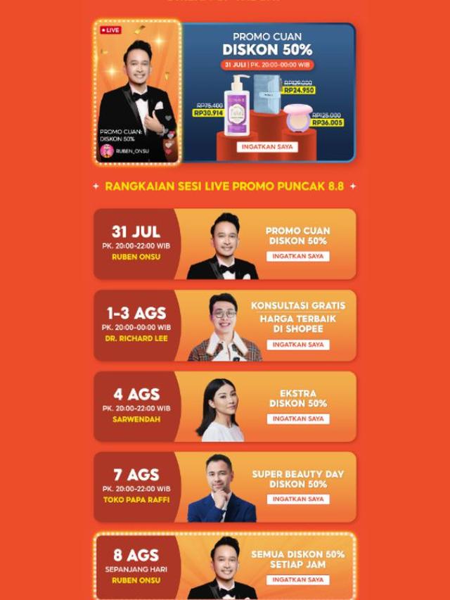 Shopee Live.
