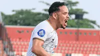 Lulinha merayakan gol di laga BRI Liga 1 2024/2025 Dewa United vs Madura United. (Dok Madura United)