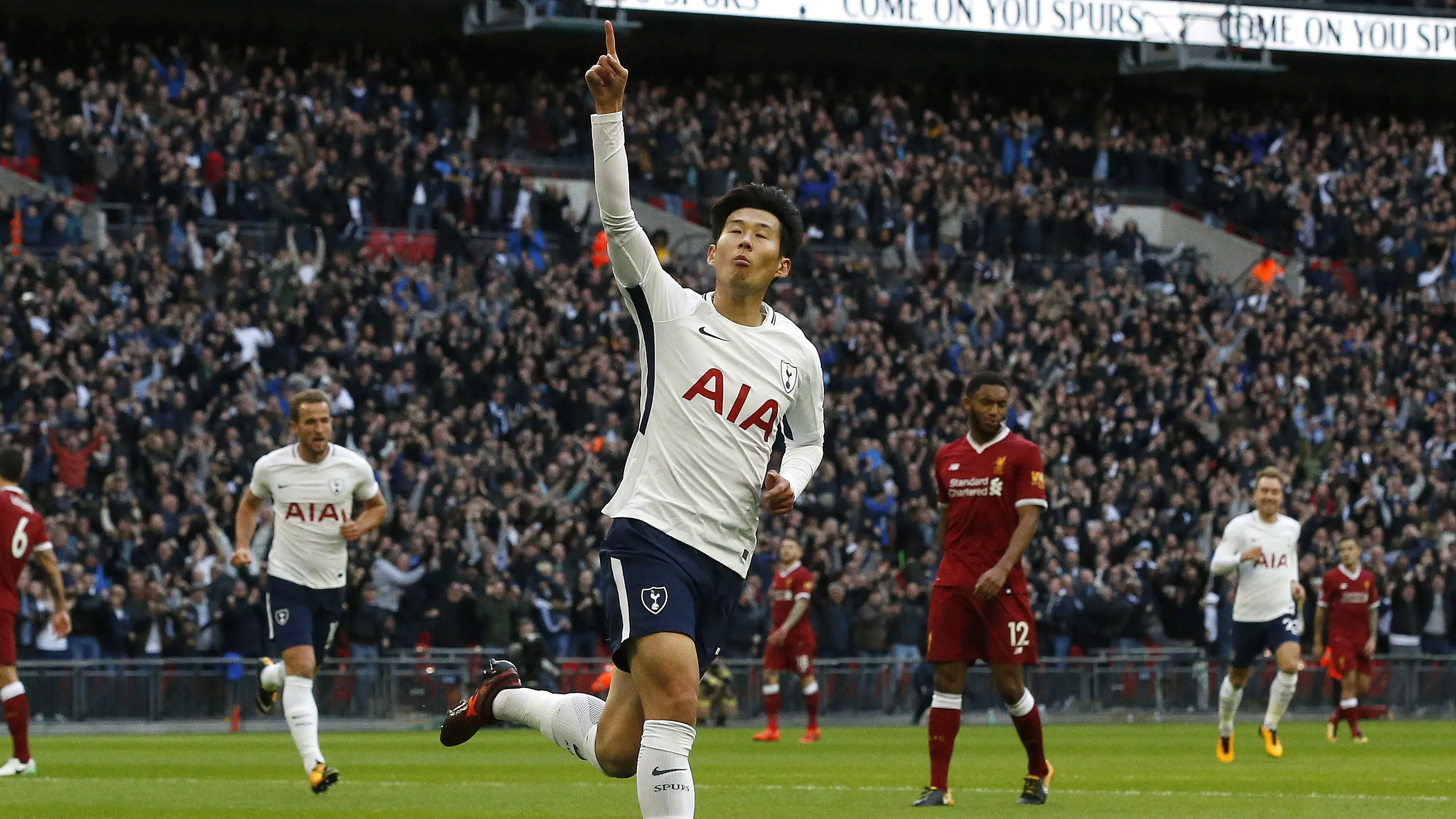 Pemain Tottenham, Son Heung-min (AP/Frank Augstein)