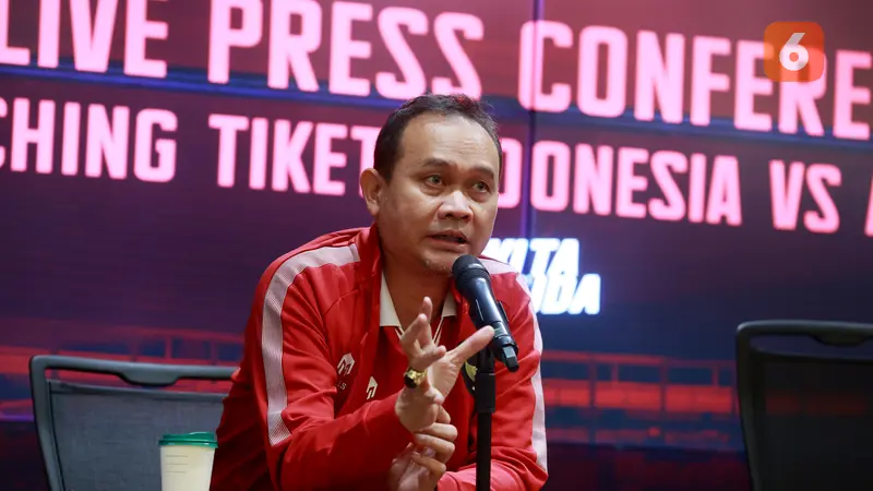 FOTO Konfernsi Pers Harga Tiket Timnas Indonesia Vs Argentina