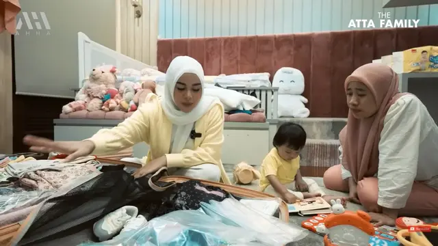 Persiapan Atta Halilintar, Aurel Hermansyah dan Ameena mudik ke Jember. (Foto: Instagram/attahalilintar)