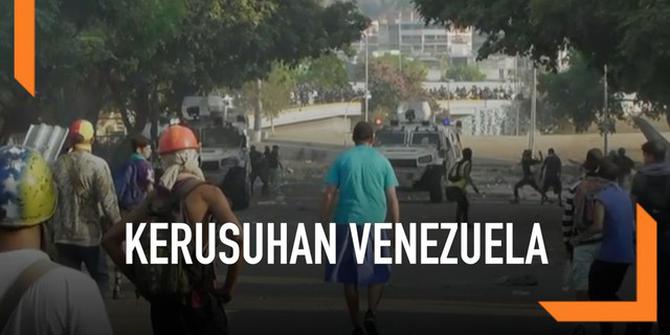 VIDEO: Detik-Detik Kerusuhan Pecah di Venezuela