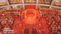 Good Fortune and Prosperity, meriahnya perayaan Imlek di Mall Taman Anggrek. Sumber foto: PR.