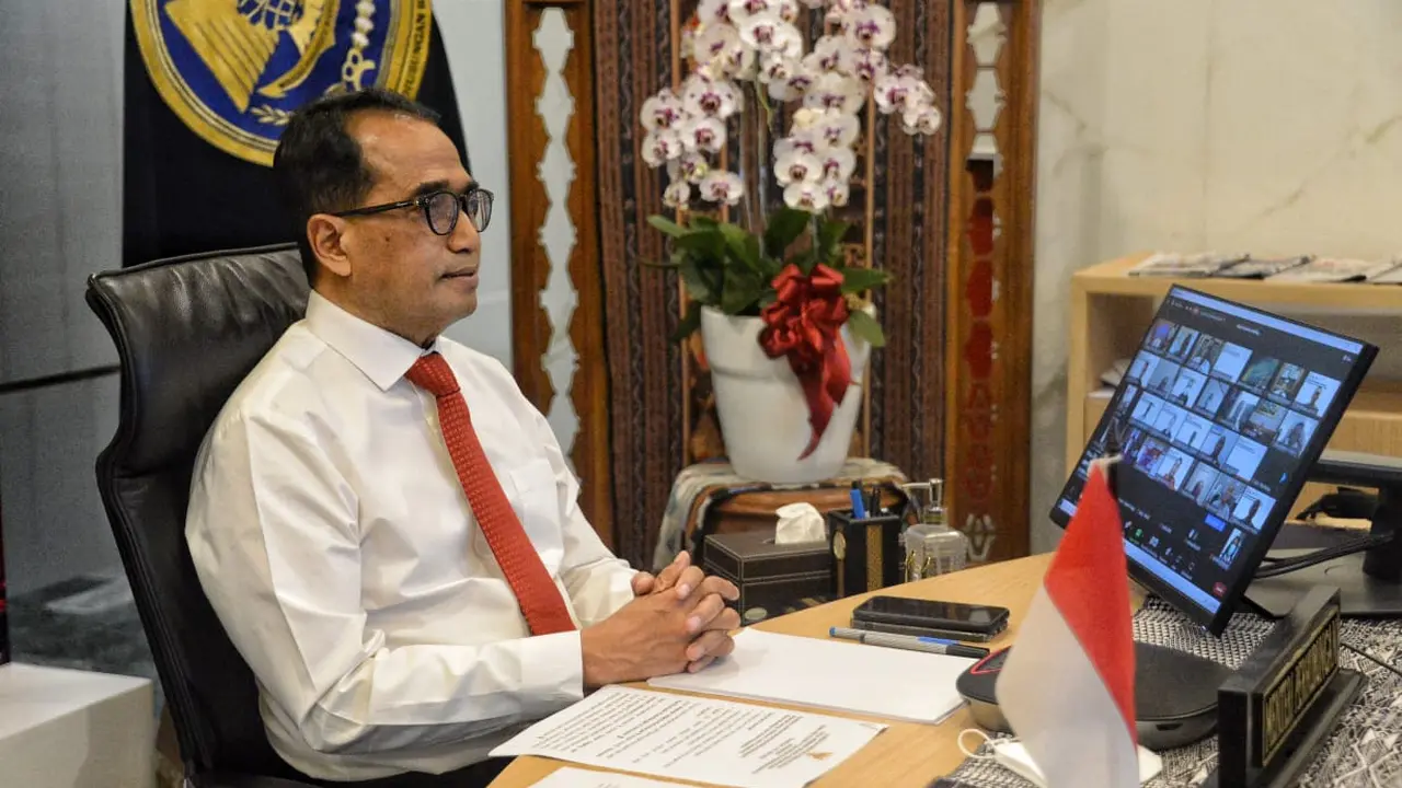 Menteri Perhubungan (Menhub) Budi Karya Sumadi