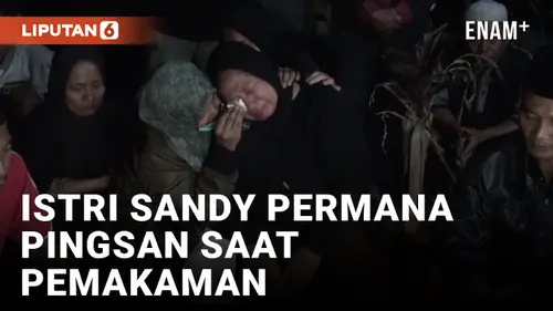 VIDEO: Pemakaman Sandy Permana Dipenuhi Isak Tangis Keluarga