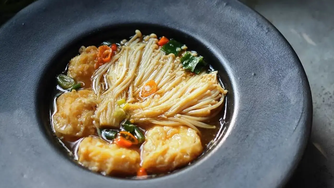 tofu enoki