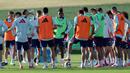 Untuk Euro 2024, Real Sociedad justru menjadi tim yang paling banyak menyumbang perwakilanya di tim berjuluk La Furia Roja itu. (LLUIS GENE / AFP)
