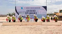 PT Sunindo Pratama Tbk (SUNI IJ) ] resmi memulai pembangunan plant 2 PT Rainbow Tubulars Manufacture (RTM) di Batam. (Foto: Sunindo Pratama)