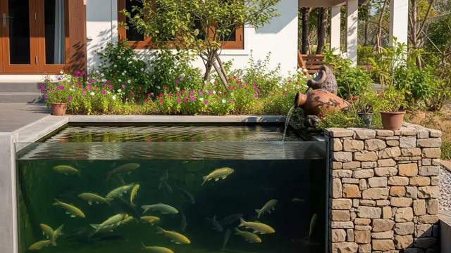 Ide Kolam Ikan Depan Rumah yang Tetap Cantik Saat Musim Kemarau