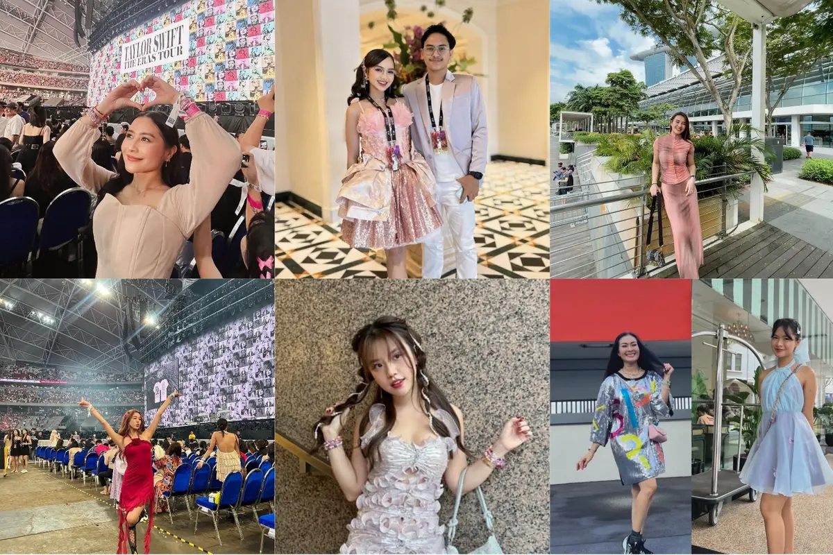 6 Potret Artis Hadiri Konser Taylor Swift di Singapura (Sumber: Instagram)