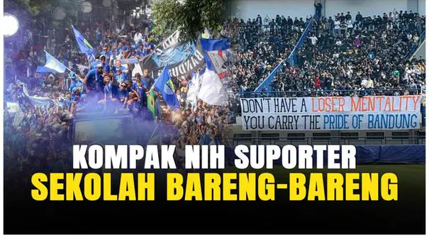 Gelombang perubahan suporter sepak bola Indonesia mulai terasa! Kemenpora turun langsung ke Bandung untuk memberikan pembekalan khusus kepada Viking, The Bombs, dan Bomber. Momen langka ini penuh pesan damai, edukasi, dan harapan baru demi atmosfer s...