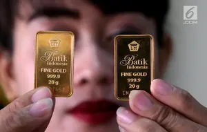 Harga Emas Antam Hari Ini Anjlok Rp 18.000, Cek Daftar Lengkap di Sini