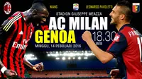 AC Milan vs Genoa (Liputan6.com/Abdillah)