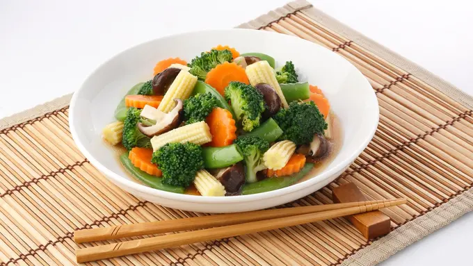 Ilustrasi Tumis Sayur