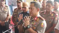 Kapolri Jenderal Tito Karnavian usai meresmikan SPN Polda Gorontalo (Liputan6.com/ Aldiansyah Mochammad Fachrurrozy)