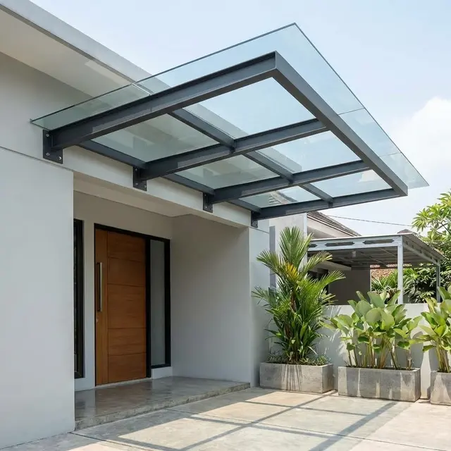 Model Teras Rumah Kecil Tanpa Tiang Agar Tampak Modern