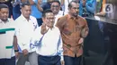 Ketua Umum Partai Kebangkitan Bangsa (PKB) Muhaimin Iskandar alias Cak Imin memenuhi panggilan penyidik Komisi Pemberantasan Korupsi (KPK) di Jakarta, Kamis (7/9/2023). (Liputan6.com/Faizal Fanani)