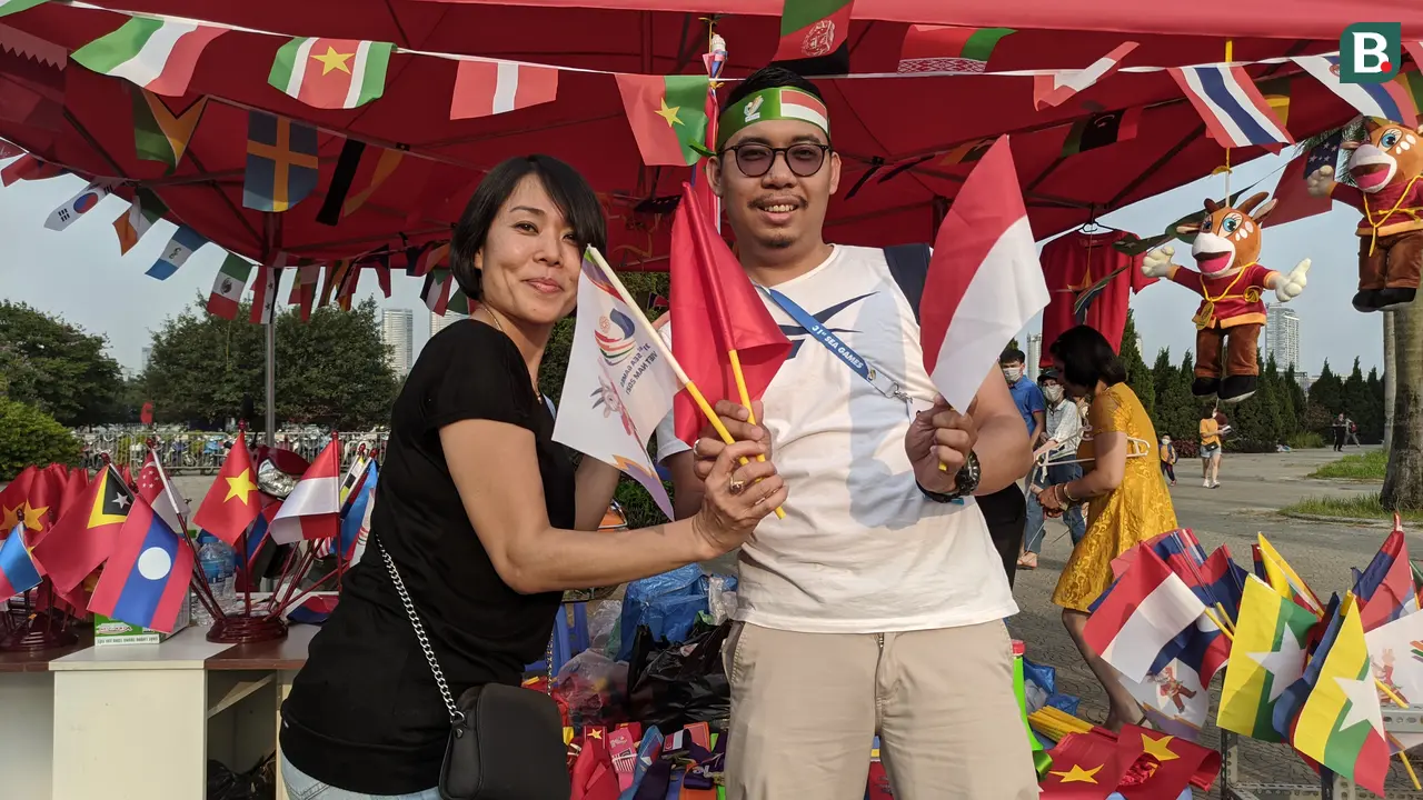 Pedagang di SEA Games 2021