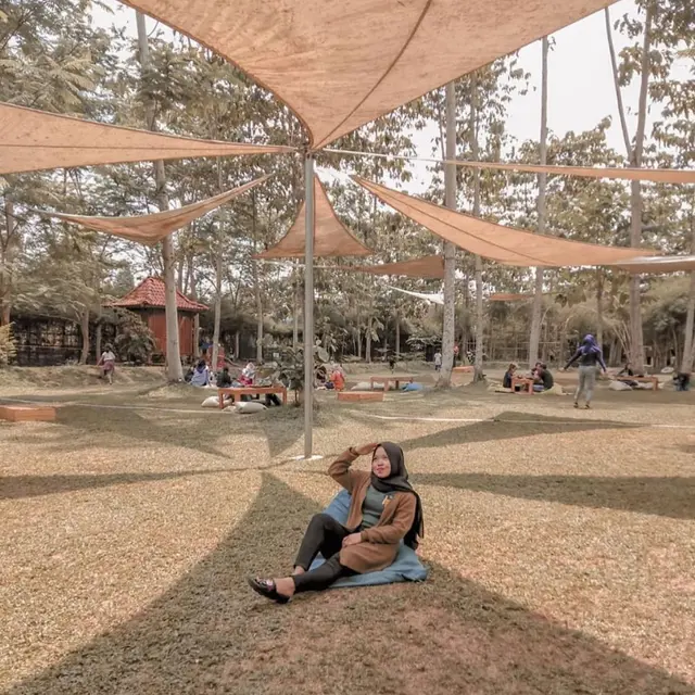 ilustrasi Rekomendasi kafe hits dengan suasana alam di Yogyakarta/instagram: @asram.edupark