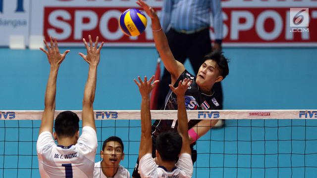 Timnas Voli Thailand Bekuk Hing Kong
