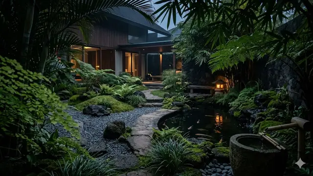Inspirasi Taman Zen dan Kolam Ikan untuk Rumah Modern