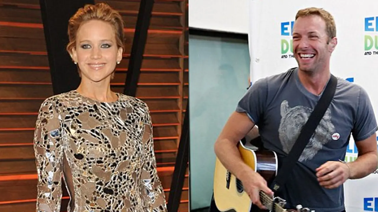 Jennifer Lawrence dan Chris Martin 