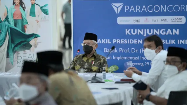 Wapres Ma'ruf Amin Optimis Indonesia Jadi Pusat Industri Halal 2024