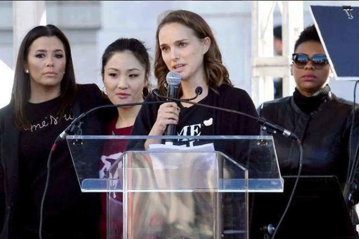 Natalie Portman di Women's March 2018