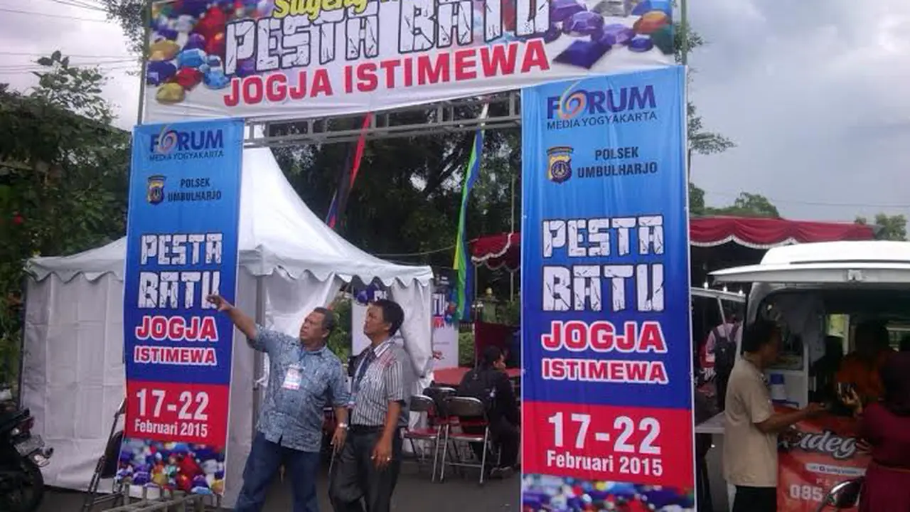 Aneka Macam Batu Akik Hiasi Pesta Batu Jogja Istimewa