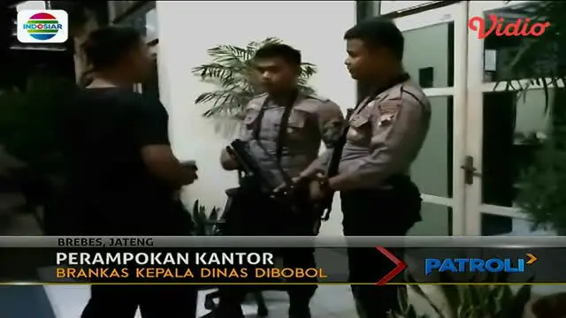Brankas Kepala Dinas Kesehatan Brebes Dirampok, Rp 500 Juta Raib