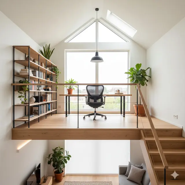 inspirasi desain mezzanine untuk ruang kerja