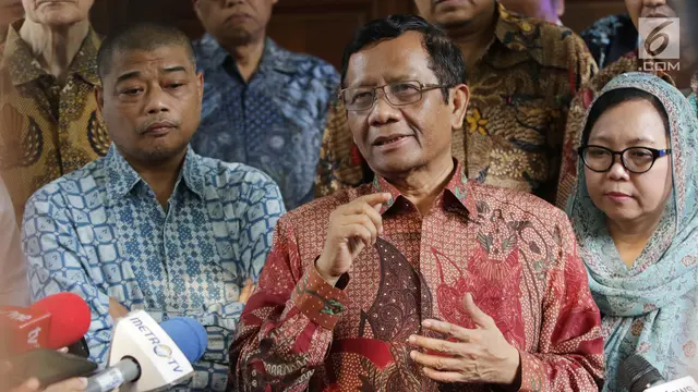 Mahfud MD dan Gerakan Suluh Kebangsaan Sambangi Kediaman Megawati
