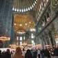 Mengabadikan Eksotisme Hagia Sophia dengan Kamera Samsung Galaxy 10 Plus. Liputan6.com/Nila Chrisna Yulika