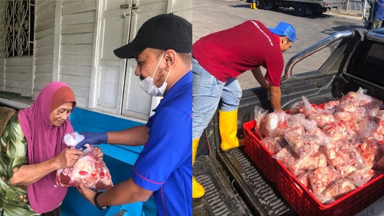 Negaranya di Lockdown, Pria Ini Bantu Warga dengan Bagi 1.000 Ayam