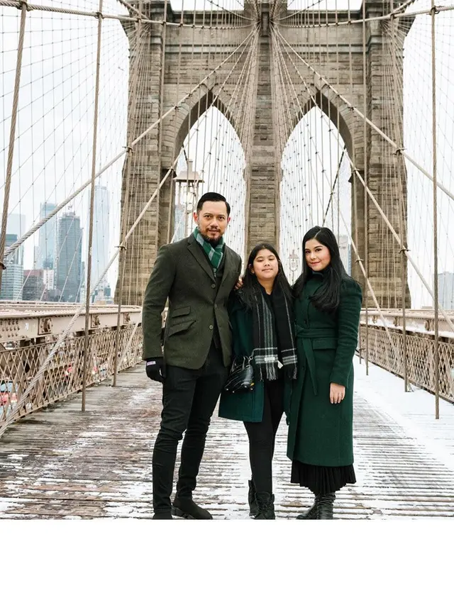 6 Potret Liburan AHY dan Keluarga di Amerika, Tetap Merasa Betah di Tanah Air