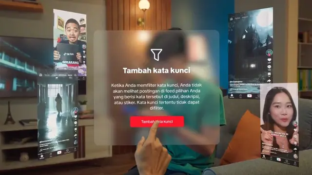 Filter Kata Kunci Video di TikTok