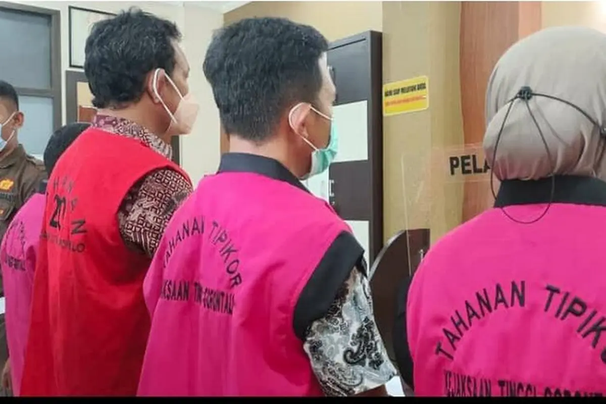 Empat tersangka korupsi pembangunan septic tank di Kabupaten Pohuwato