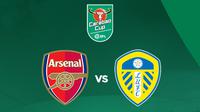 Carabao Cup - Arsenal Vs Leeds United (Bola.com/Adreanus Titus)