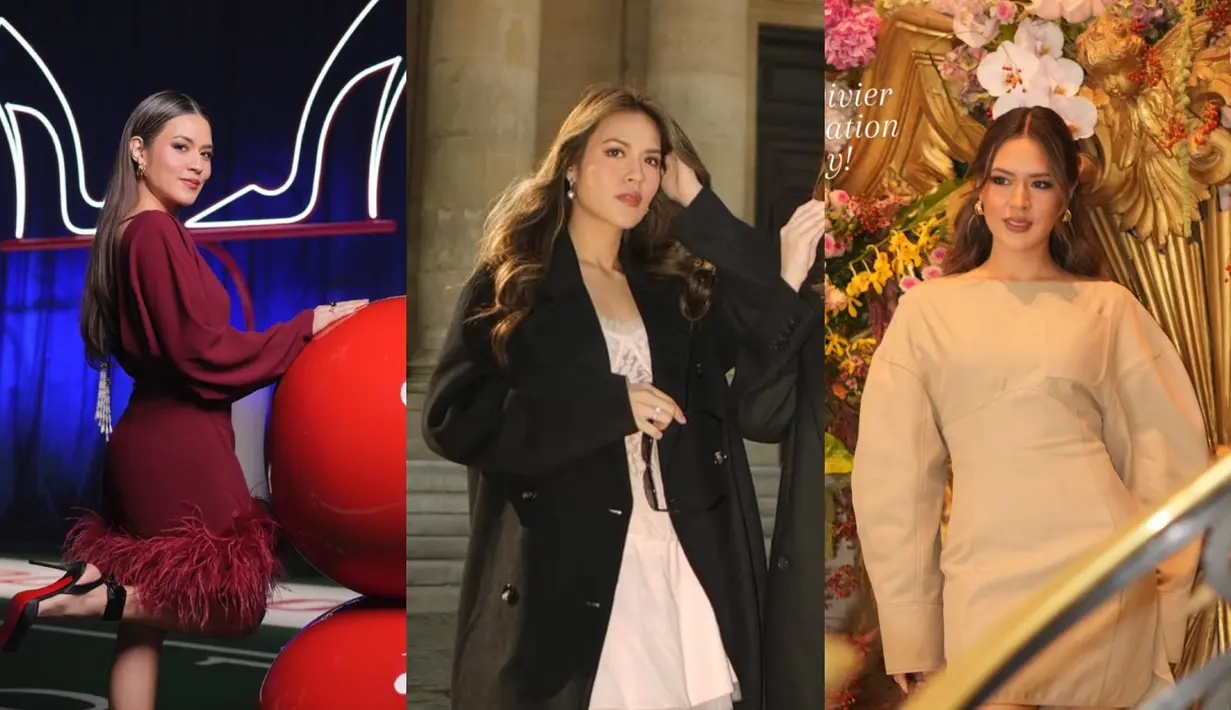 Penyanyi cantik Raisa menebarkan pesona memikatnya saat hadiri Paris Fashion Week. Ia hadir untuk memenuhi undangan pertunjukkan Christian Louboutin dan Roger Vivier [@raisa6690]