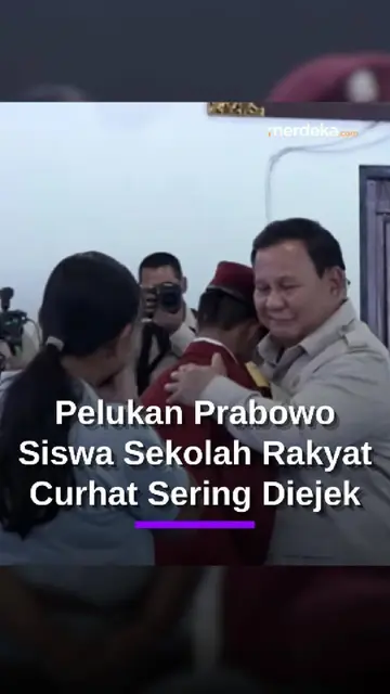 Bikin Haru Siswa Sekolah Rakyat Curhat Sering Diejek, Dipeluk Hangat Prabowo