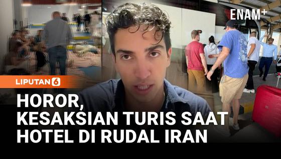 Momen Menegangkan Saat Rudal Hantam Hotel Dubai