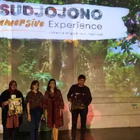 Opening ceremony S.Sudjojono The Immersive Experience - Jakarta Digital Art Festival 2022, Sabtu (3/12). (Foto Kadek Argyanti)