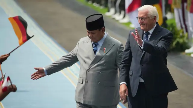 Prabowo Terima Kunjungan Presiden Jerman