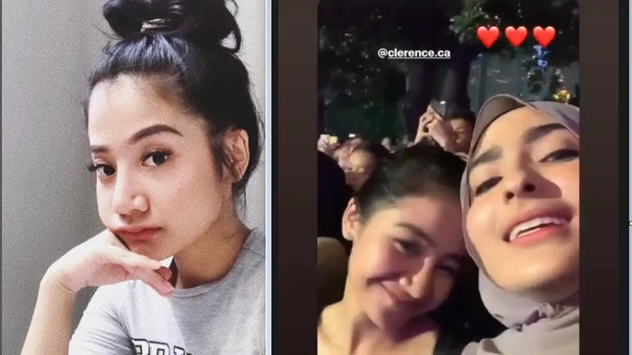 Shirin Safira mengenang momen bersama almarhumah Clerence Chyntia Audry Radhanta (Foto: Instagram clerence.ca dan shirinsafira)