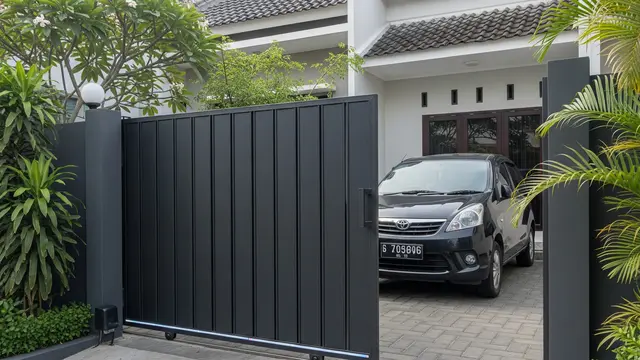 Pagar Lipat Otomatis dengan Sensor Ultrasonik