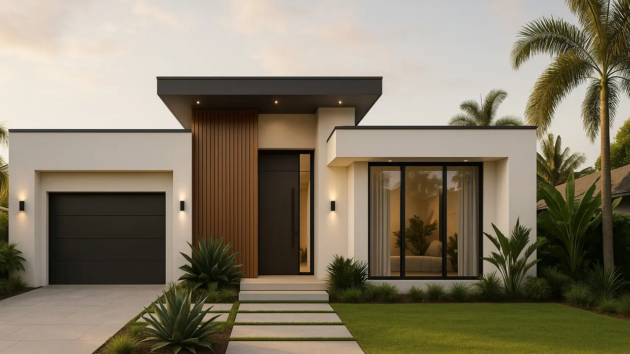 Model Rumah Minimalis 1 Lantai Ala Tahun 2025 yang Sederhana tapi Mewah/AI