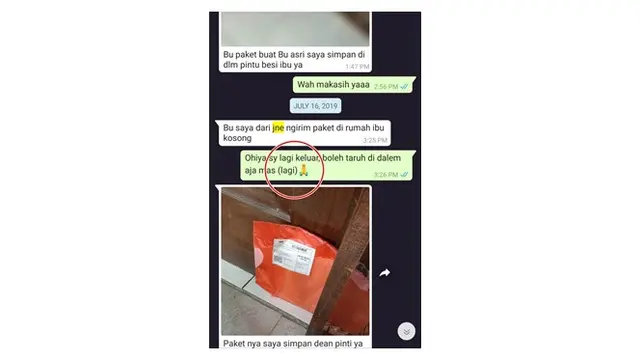 Obrolan Lucu Kurir Dengan Pelanggan Ini Bikin Senyum-Senyum